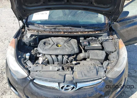 2013 Hyundai Elantra Gls из США, поврежденный, VIN 5NPDH4AE6DH261847